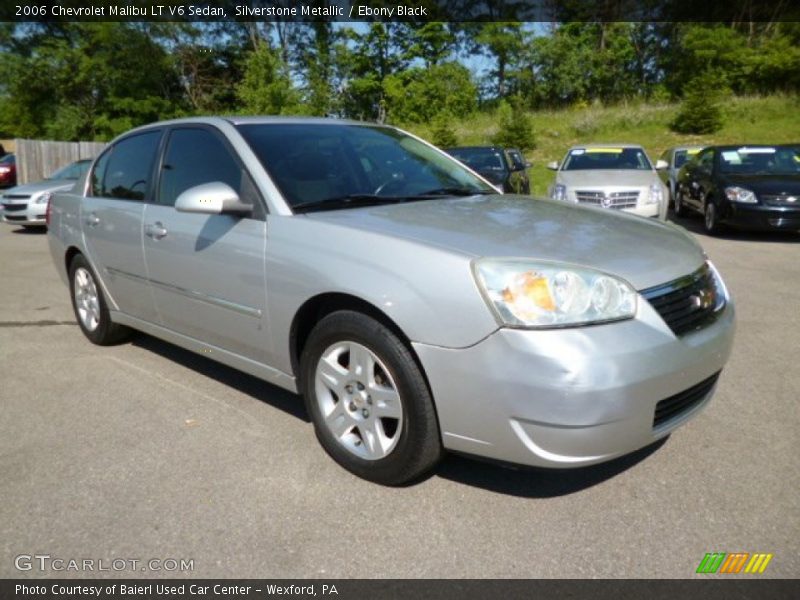Silverstone Metallic / Ebony Black 2006 Chevrolet Malibu LT V6 Sedan