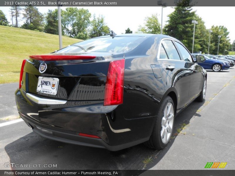 Black Raven / Caramel/Jet Black Accents 2013 Cadillac ATS 2.5L