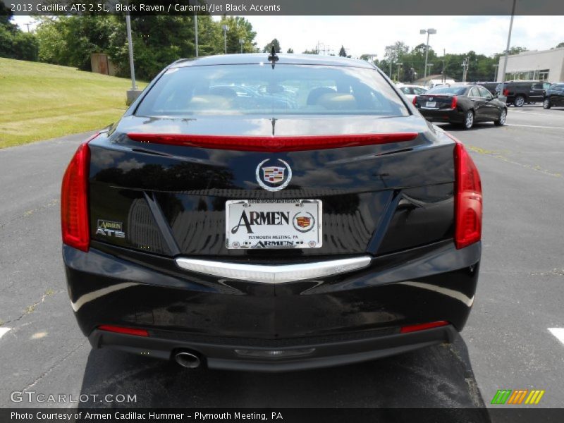 Black Raven / Caramel/Jet Black Accents 2013 Cadillac ATS 2.5L