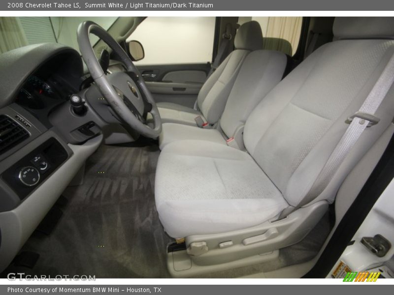 Summit White / Light Titanium/Dark Titanium 2008 Chevrolet Tahoe LS