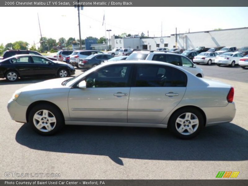Silverstone Metallic / Ebony Black 2006 Chevrolet Malibu LT V6 Sedan