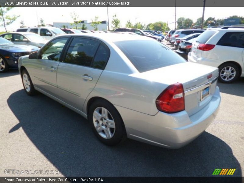 Silverstone Metallic / Ebony Black 2006 Chevrolet Malibu LT V6 Sedan