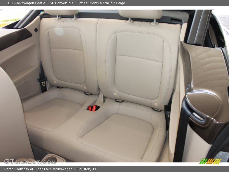 Toffee Brown Metallic / Beige 2013 Volkswagen Beetle 2.5L Convertible