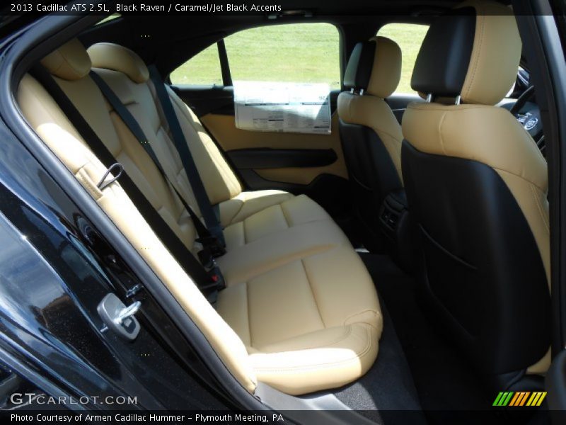 Black Raven / Caramel/Jet Black Accents 2013 Cadillac ATS 2.5L