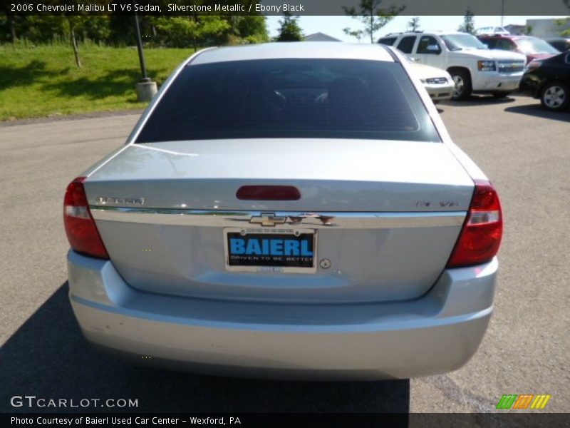 Silverstone Metallic / Ebony Black 2006 Chevrolet Malibu LT V6 Sedan