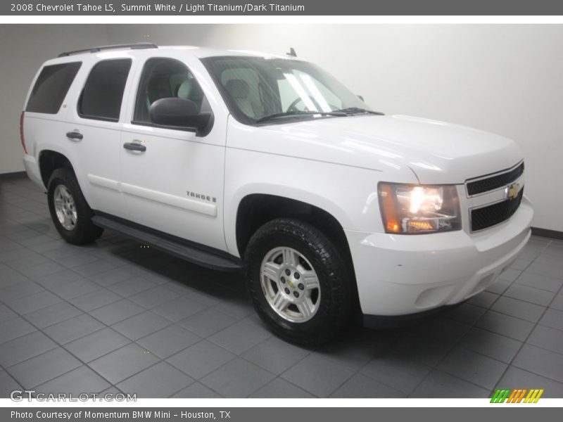 Summit White / Light Titanium/Dark Titanium 2008 Chevrolet Tahoe LS