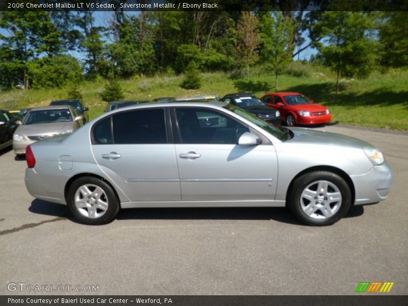 Silverstone Metallic / Ebony Black 2006 Chevrolet Malibu LT V6 Sedan