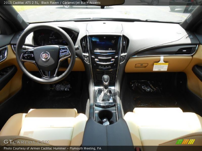 Black Raven / Caramel/Jet Black Accents 2013 Cadillac ATS 2.5L