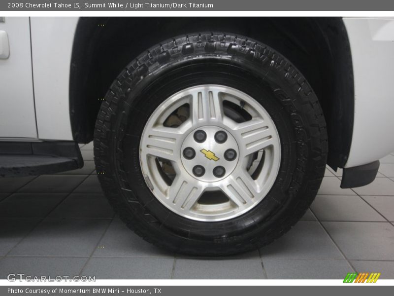Summit White / Light Titanium/Dark Titanium 2008 Chevrolet Tahoe LS
