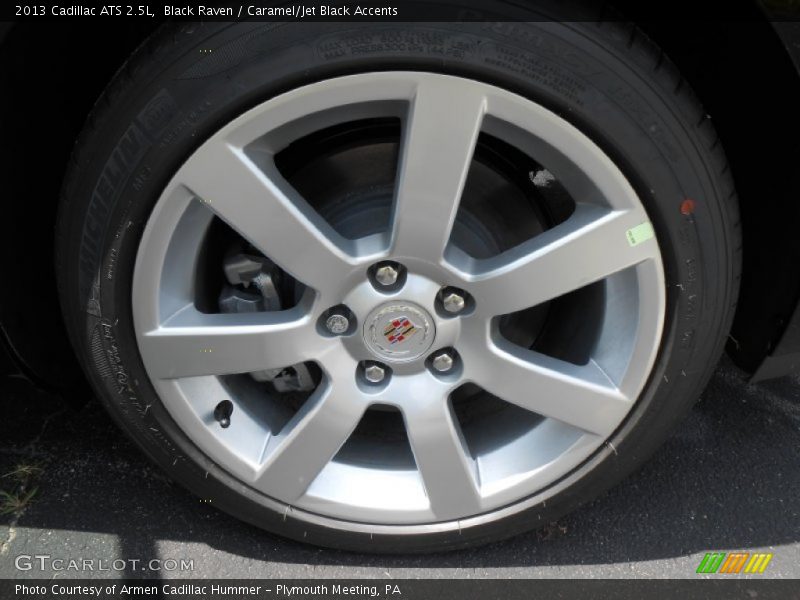 Black Raven / Caramel/Jet Black Accents 2013 Cadillac ATS 2.5L