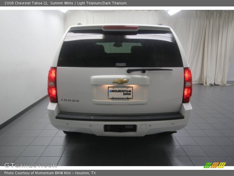 Summit White / Light Titanium/Dark Titanium 2008 Chevrolet Tahoe LS