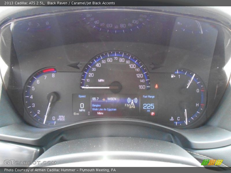 Black Raven / Caramel/Jet Black Accents 2013 Cadillac ATS 2.5L