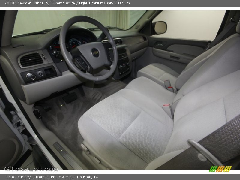 Summit White / Light Titanium/Dark Titanium 2008 Chevrolet Tahoe LS