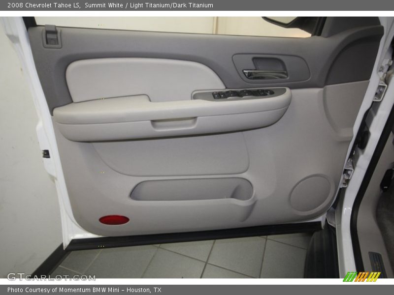Summit White / Light Titanium/Dark Titanium 2008 Chevrolet Tahoe LS