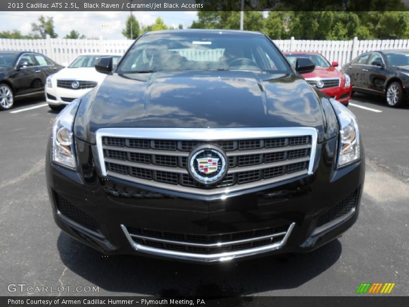 Black Raven / Caramel/Jet Black Accents 2013 Cadillac ATS 2.5L