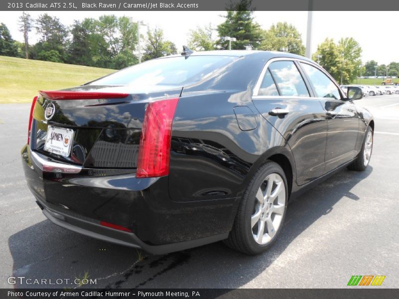 Black Raven / Caramel/Jet Black Accents 2013 Cadillac ATS 2.5L