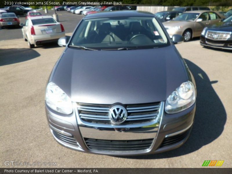 Platinum Grey Metallic / Titan Black 2010 Volkswagen Jetta SE Sedan