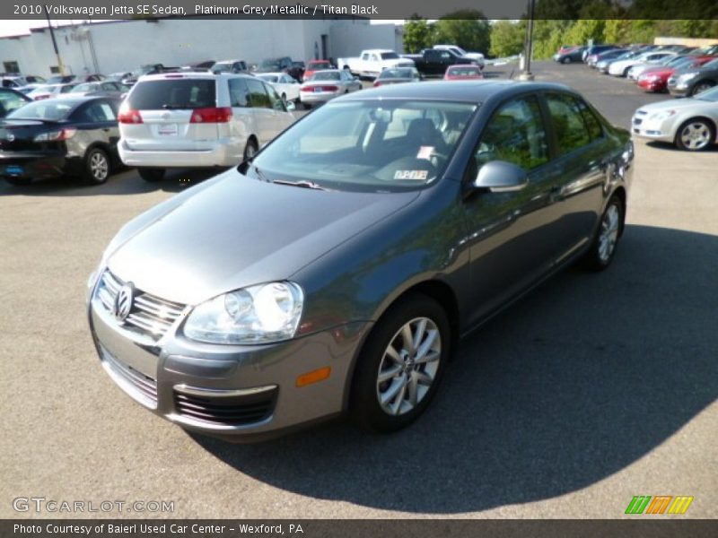 Platinum Grey Metallic / Titan Black 2010 Volkswagen Jetta SE Sedan