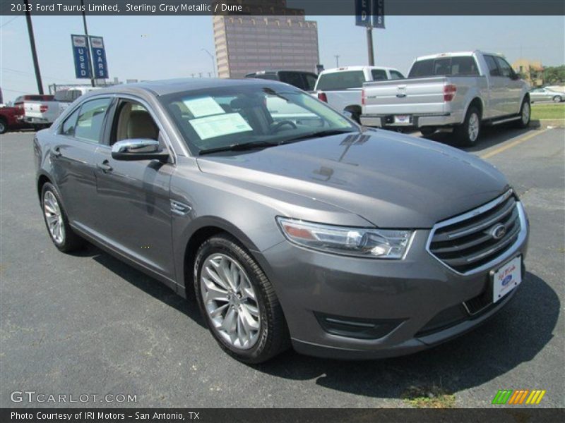 Sterling Gray Metallic / Dune 2013 Ford Taurus Limited