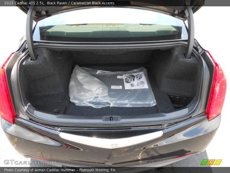 Black Raven / Caramel/Jet Black Accents 2013 Cadillac ATS 2.5L