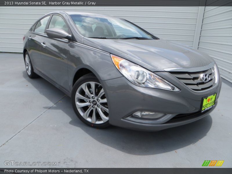 Harbor Gray Metallic / Gray 2013 Hyundai Sonata SE