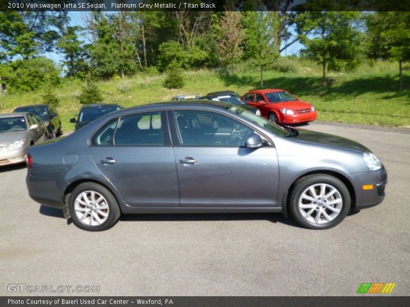 Platinum Grey Metallic / Titan Black 2010 Volkswagen Jetta SE Sedan