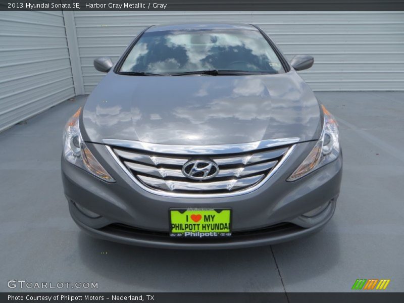 Harbor Gray Metallic / Gray 2013 Hyundai Sonata SE