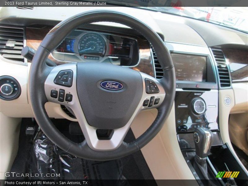 Sterling Gray Metallic / Dune 2013 Ford Taurus Limited