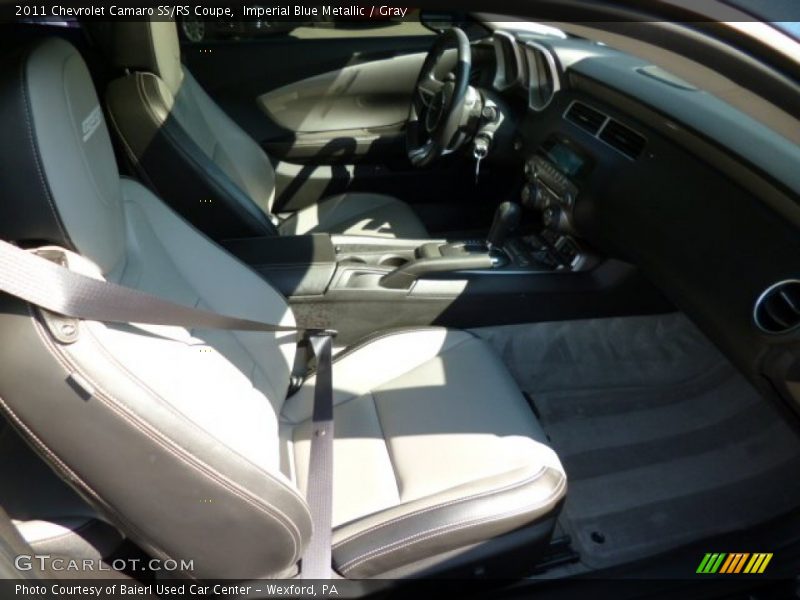 Imperial Blue Metallic / Gray 2011 Chevrolet Camaro SS/RS Coupe