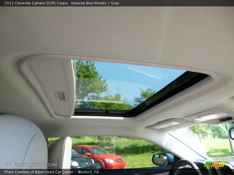 Imperial Blue Metallic / Gray 2011 Chevrolet Camaro SS/RS Coupe