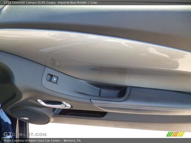 Imperial Blue Metallic / Gray 2011 Chevrolet Camaro SS/RS Coupe