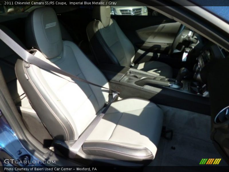 Imperial Blue Metallic / Gray 2011 Chevrolet Camaro SS/RS Coupe