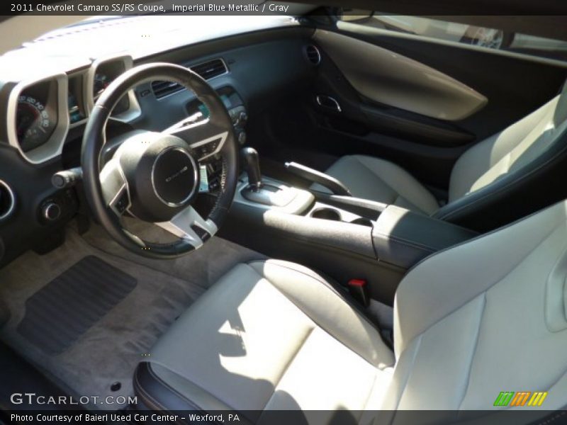Imperial Blue Metallic / Gray 2011 Chevrolet Camaro SS/RS Coupe