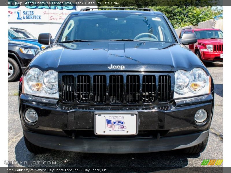 Black / Medium Slate Gray 2007 Jeep Grand Cherokee Laredo 4x4