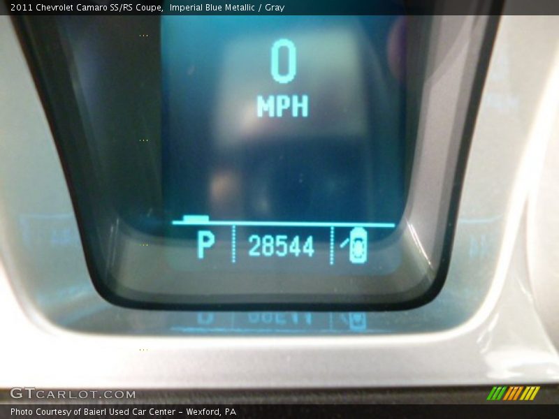 Imperial Blue Metallic / Gray 2011 Chevrolet Camaro SS/RS Coupe