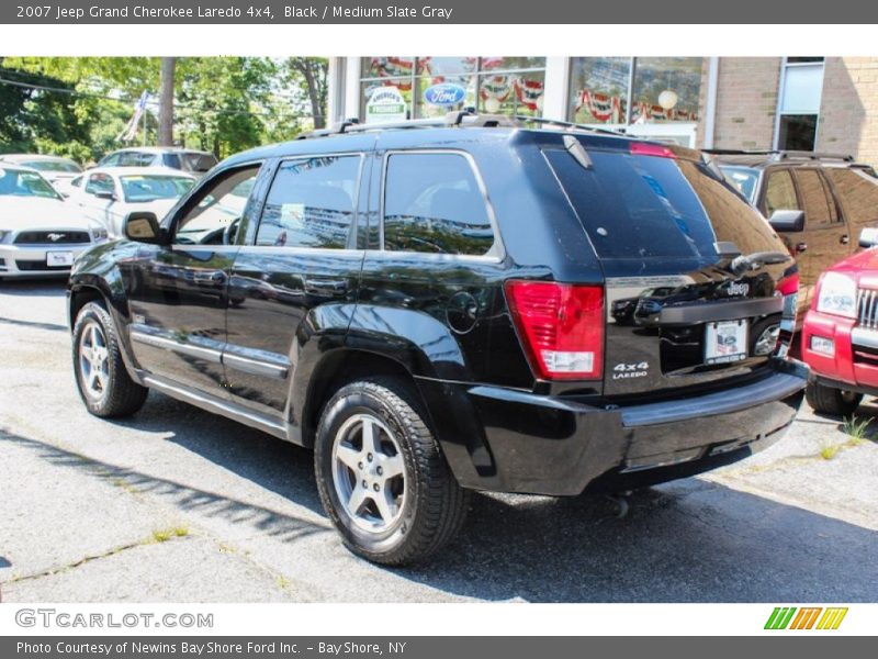 Black / Medium Slate Gray 2007 Jeep Grand Cherokee Laredo 4x4