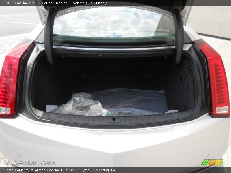 Radiant Silver Metallic / Ebony 2013 Cadillac CTS -V Coupe