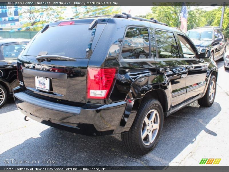 Black / Medium Slate Gray 2007 Jeep Grand Cherokee Laredo 4x4