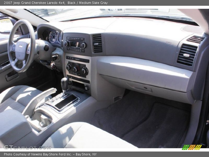 Black / Medium Slate Gray 2007 Jeep Grand Cherokee Laredo 4x4