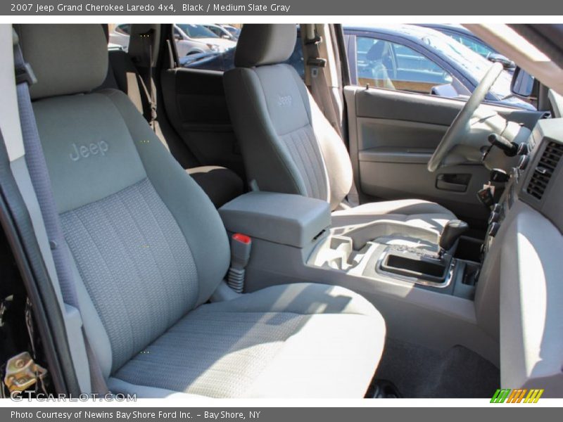 Black / Medium Slate Gray 2007 Jeep Grand Cherokee Laredo 4x4