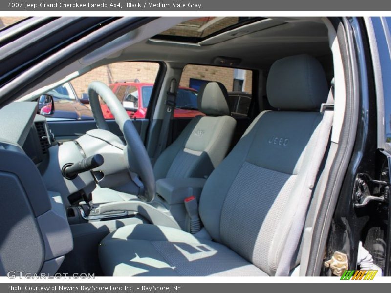 Black / Medium Slate Gray 2007 Jeep Grand Cherokee Laredo 4x4