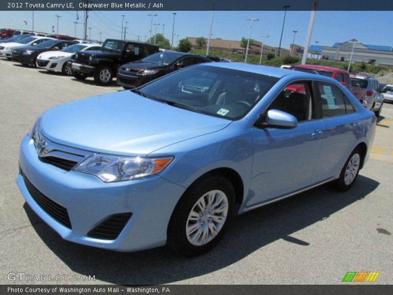 Clearwater Blue Metallic / Ash 2012 Toyota Camry LE