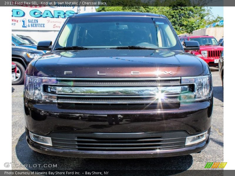 Kodiak Brown Metallic / Charcoal Black 2013 Ford Flex SEL
