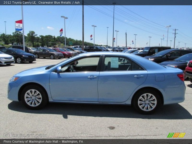 Clearwater Blue Metallic / Ash 2012 Toyota Camry LE