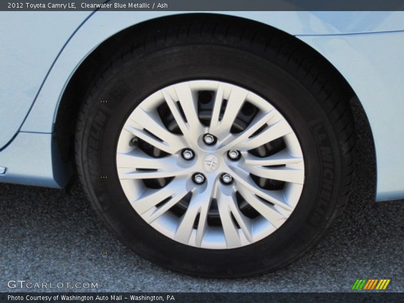 Clearwater Blue Metallic / Ash 2012 Toyota Camry LE