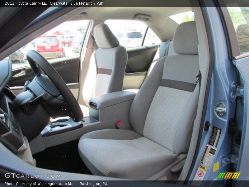 Clearwater Blue Metallic / Ash 2012 Toyota Camry LE