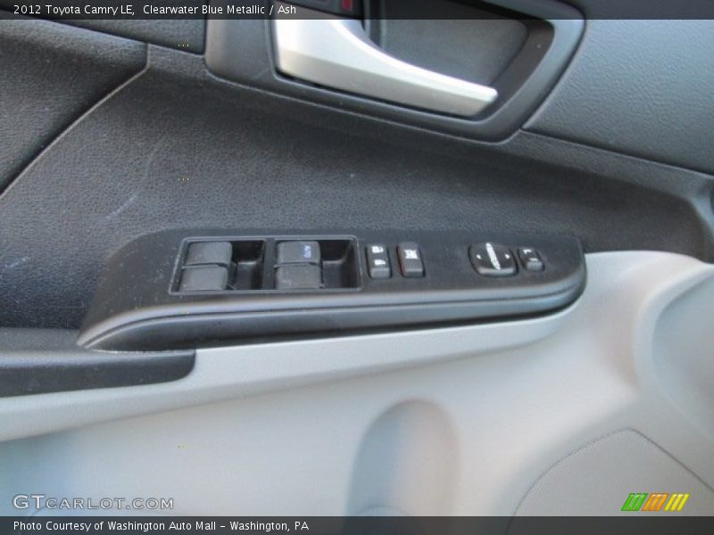 Clearwater Blue Metallic / Ash 2012 Toyota Camry LE