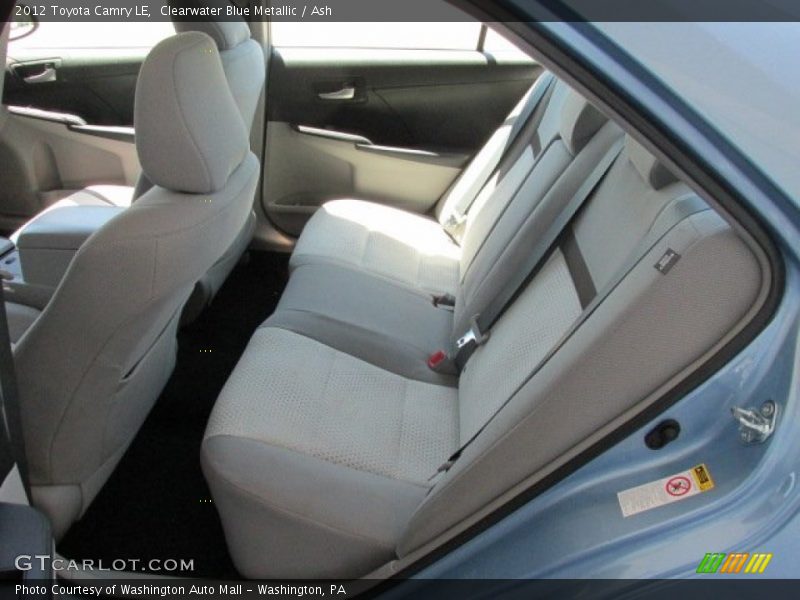 Clearwater Blue Metallic / Ash 2012 Toyota Camry LE