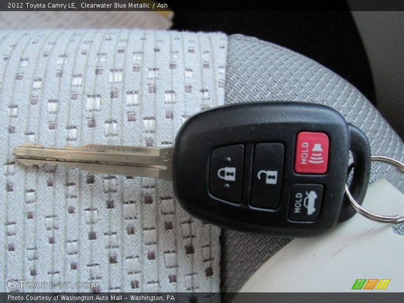 Clearwater Blue Metallic / Ash 2012 Toyota Camry LE