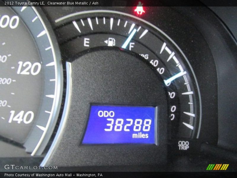 Clearwater Blue Metallic / Ash 2012 Toyota Camry LE